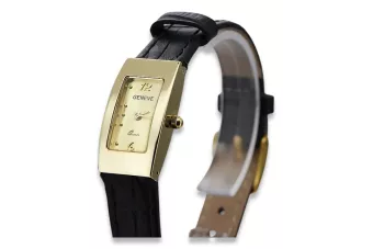 Ceas Aur galben 14K, Au Elegant Lady Geneve lw090y