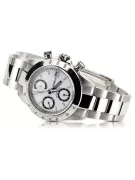 Montre Homme en Or Blanc 14 Carats mw041w