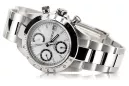 Montre Homme en Or Blanc 14 Carats mw041w