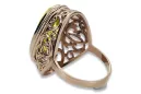 Russische sowjetische Rose 14k 585 Gold Alexandrit Rubin Smaragd Saphir Zirkon Ring vrc014