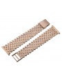 Pulsera de reloj de hombre de oro rosa de 14 quilates, ajustable mbw020r