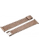 Pulsera de reloj de hombre de oro rosa de 14 quilates, ajustable mbw020r