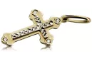 Croix orthodoxe d'or ★ russiangold.com ★ Gold 585 333 Prix bas