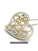 Pendentif d'or ★ https://zlotychlopak.pl/fr/ ★ échantillon d'or 585 333 bas prix