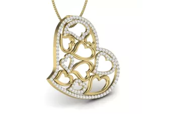 Золотой кулон ★ https://zlotychlopak.pl/ru/ ★ Золотой образец 585 333 низкая цена