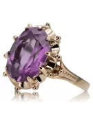 Russe rose soviétique 14k 585 or Alexandrite Ruby Emerald Sapphire Zircon ring vrc189