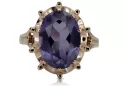 Russe rose soviétique 14k 585 or Alexandrite Ruby Emerald Sapphire Zircon ring vrc189