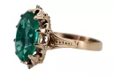 Russian Soviet rose 14k 585 gold Alexandrite Ruby Emerald Sapphire Zircon ring  vrc189