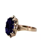 Russe rose soviétique 14k 585 or Alexandrite Ruby Emerald Sapphire Zircon ring vrc189