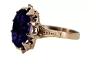 Russian Soviet rose 14k 585 gold Alexandrite Ruby Emerald Sapphire Zircon ring  vrc189