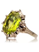 Russische Sowjetrose 14k 585 gold Alexandrite Ruby Emerald Saphir Zircon Ring vrc189