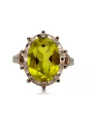 Russische Sowjetrose 14k 585 gold Alexandrite Ruby Emerald Saphir Zircon Ring vrc189