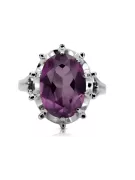 Russe rose soviétique 14k 585 or Alexandrite Ruby Emerald Sapphire Zircon ring vrc014