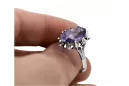 Russische Sowjetrose 14k 585 gold Alexandrite Ruby Emerald Saphir Zircon Ring vrc014