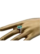 Rose soviétique russe 14k 585 or Alexandrite Ruby Emerald Sapphire Zircon ring vrc014