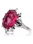 Russian Soviet rose 14k 585 gold Alexandrite Ruby Emerald Sapphire Zircon ring  vrc014