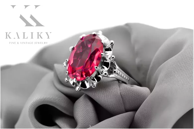 Russe rose soviétique 14k 585 or Alexandrite Ruby Emerald Sapphire Zircon ring vrc014