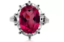 Russische Sowjetrose 14k 585 gold Alexandrite Ruby Emerald Saphir Zircon Ring vrc014