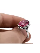 Russische Sowjetrose 14k 585 gold Alexandrite Ruby Emerald Saphir Zircon Ring vrc014