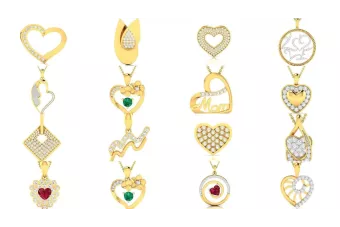 Pendentif d'or ★ https://zlotychlopak.pl/fr/ ★ échantillon d'or 585 333 bas prix
