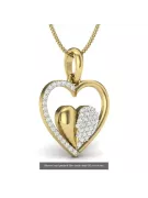 Pendentif d'or ★ https://zlotychlopak.pl/fr/ ★ échantillon d'or 585 333 bas prix