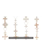 Gold katholisches Kreuz ★ russiangold.com ★ Gold 585 333 Niedriger Preis