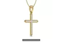 Cruz Católica de Oro ★ russiangold.com ★ Oro 585 333 Precio bajo