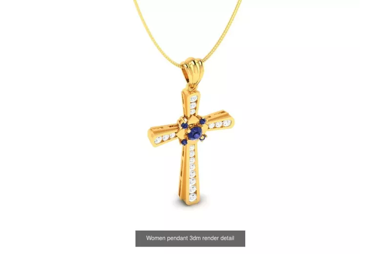 Croix catholique d'or ★ russiangold.com ★ Gold 585 333 Prix bas