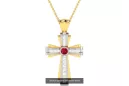 Croix catholique d'or ★ russiangold.com ★ Gold 585 333 Prix bas