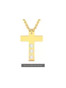 Cruz Católica de Oro ★ russiangold.com ★ Oro 585 333 Precio bajo