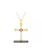 Gold Catholic Cross ★ russiangold.com ★ Gold 585 333 Low price