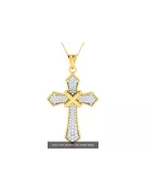 Gold katholisches Kreuz ★ russiangold.com ★ Gold 585 333 Niedriger Preis