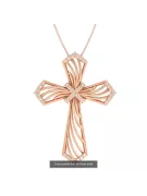 Gold Catholic Cross ★ russiangold.com ★ Gold 585 333 Low price