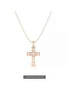 Cruz Católica de Oro ★ russiangold.com ★ Oro 585 333 Precio bajo