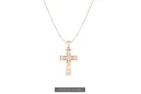 Cruz Católica de Oro ★ russiangold.com ★ Oro 585 333 Precio bajo