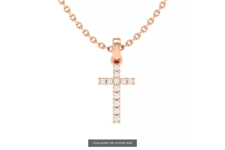 Gold Catholic Cross ★ russiangold.com ★ Gold 585 333 Low price