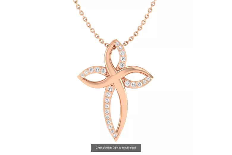 Gold Catholic Cross ★ russiangold.com ★ Gold 585 333 Low price