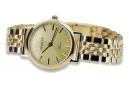 Gold men's watch Geneve ★ zlotychlopak.pl ★ Gold purity 585 333 Low Price!