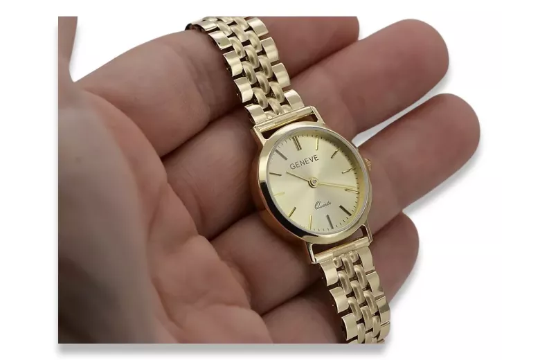 Montre hommes d'or Geneve ★ https://zlotychlopak.pl/fr/ ★ Pureté d'or 585 333 Low Price!