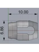 Ланцюг рожевого та білого золота з різними каменями cgcc002