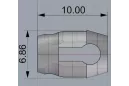 Ланцюг рожевого та білого золота з різними каменями cgcc002