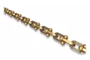 "Tri-Color Solid Gold Chain Necklace" cgcc006