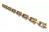 "14 Karat Dreifarbiges Goldkettenglied" cgcc006