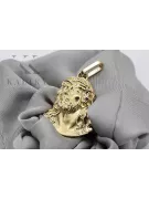 Pendentif icône médaillon Jezus ★ https://zlotychlopak.pl/fr/ ★ Or 585 333 prix bas