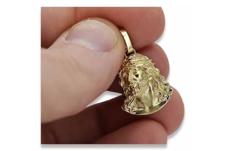 Jezus medallion icon pendant ★ zlotychlopak.pl ★ Gold 585 333 low price