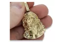 Jezus medallion ікона підвіска ★ Zlotychlopak.pl ★ Gold 585 333 Низька ціна