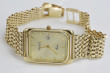 Goldene 14 Karat Herrenuhr mit Armband Geneve mw001y&mbw004y