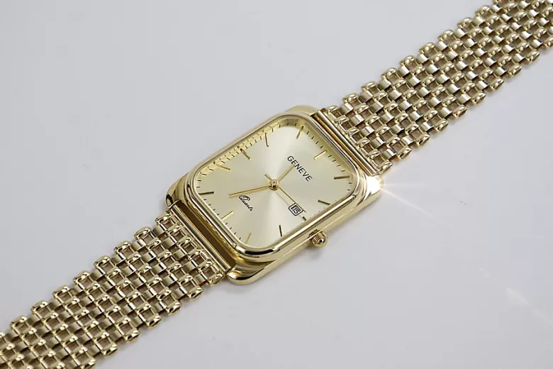 Montre homme en or Genève ★ zlotychlopak.pl ★ Pureté de l’or 585 333 Prix bas!