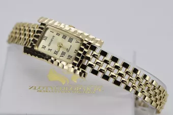 Amarillo 14k 585 mujer de oro Geneve reloj lw050y