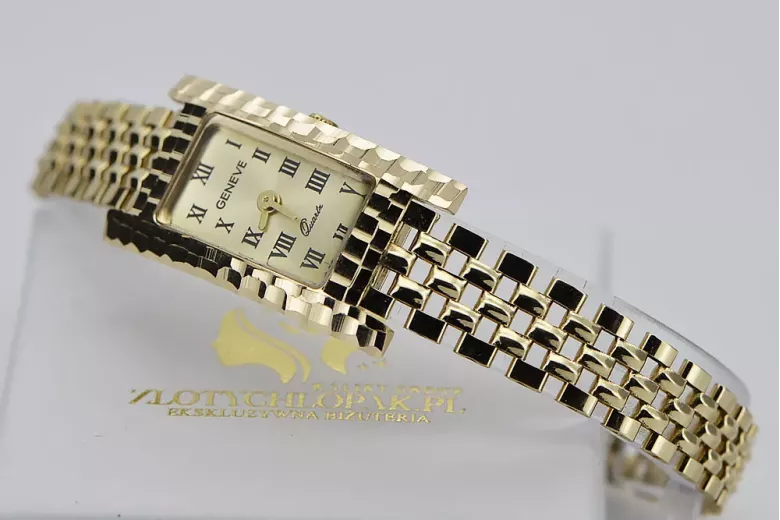 Gold ladies watch ★ zlotychlopak.pl ★ Gold purity 585 333 Low price!